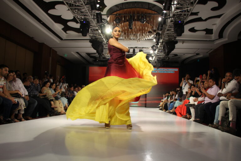 Display of fashion by Master in fashion designing students