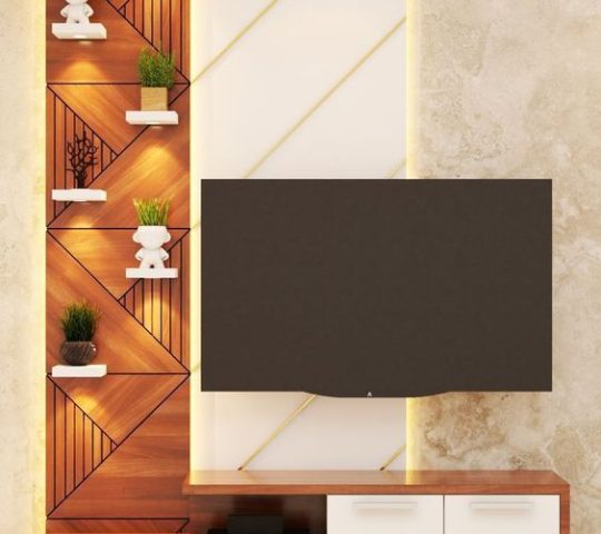 Tv panel display and interior style