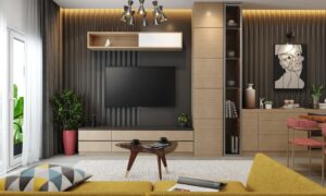 Living room interior design-study interior